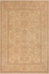 handmade Traditional Kafkaz Tan Brown Hand Knotted RECTANGLE 100% WOOL area rug 8 x 10